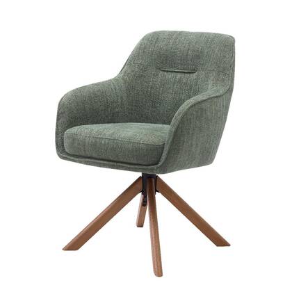 Nordic Home - Ellis armstoel stof - Groen