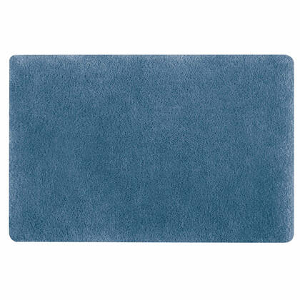 Spirella badkamer vloerkleed|tapijt - hoogpolig - - 40 x 60 cm Blauw