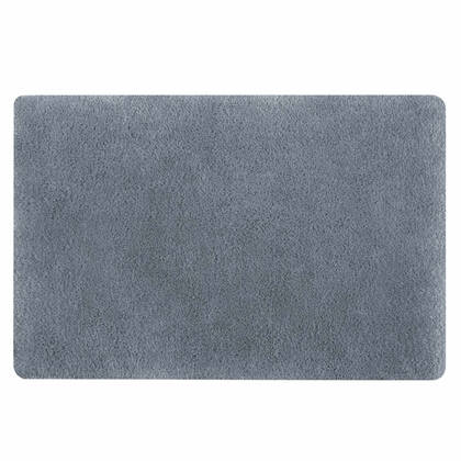 Spirella badkamer vloerkleed|tapijt - hoogpolig - - 50 x 80 cm Grijs