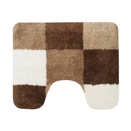 Dutch House Toiletmat Brest 60x50cm - brown Bruin