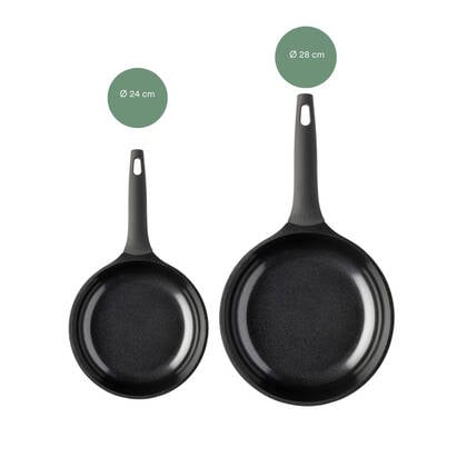 Sola Pannenset Ceramic Deluxe - Koekenpan ø 24 en 28 cm