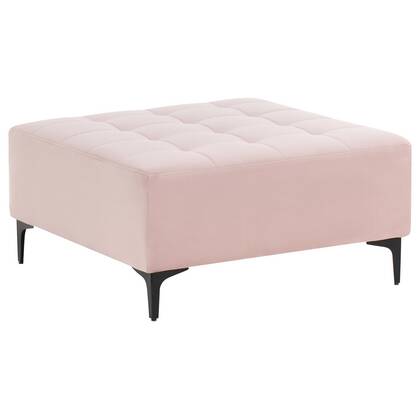 Beliani - ABERDEEN - Ottomaan - Pastel - Fluweel Roze