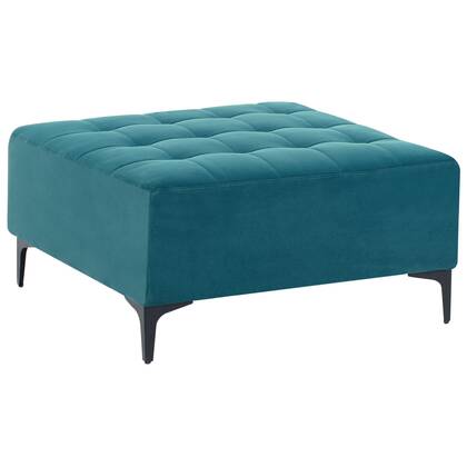 Beliani - ABERDEEN - Ottomaan - Zee - Fluweel Blauw