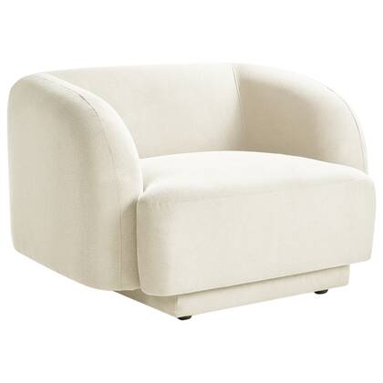Beliani - SKJANES - Fauteuil - Licht - Polyester Beige