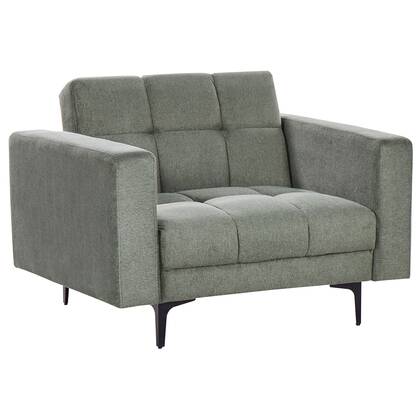 Beliani - ALNES - Fauteuil - Donker - Stof Groen
