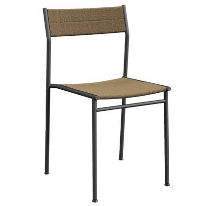 Northern Vev stoel |beige koord Zwart