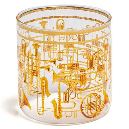 Seletti Toiletpaper glas Trumpets Multicolor