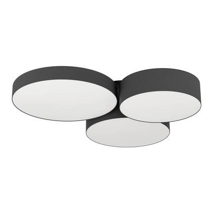 EGLO connect.z Barbano-Z Plafondlamp - 60,5 cm - Zwart|Wit - RGB