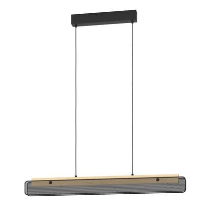 EGLO connect.z Kokomo-Z Hanglamp - 99 cm - Zwart|Bruin|Wit - RGB