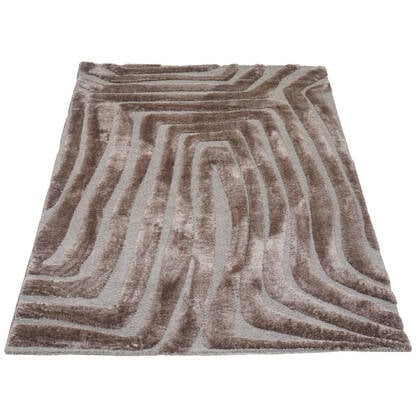 Veer Carpets - Vloerkleed Lima Bruin 240 x 340 cm