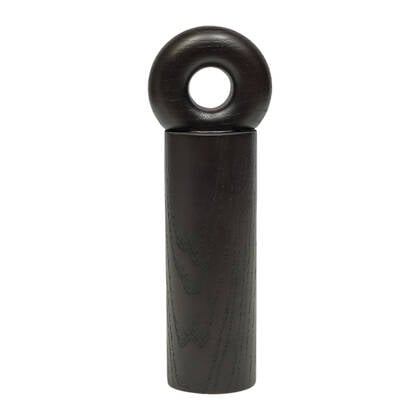 OYOY Living Hoop Peper- en Zoutmolen - H 22 cm - Dark Bruin