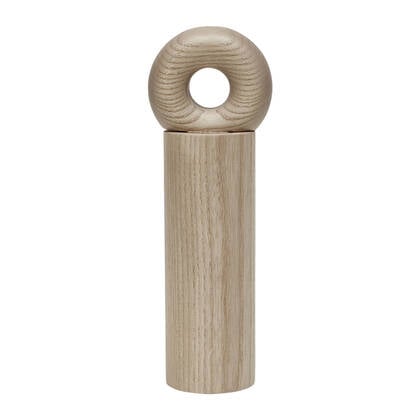 OYOY Living Hoop Peper- en Zoutmolen - H 22 cm - Nature Bruin