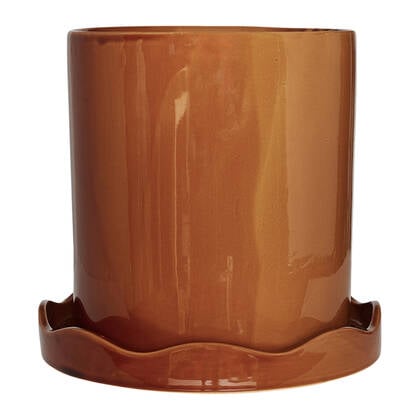 OYOY Living Nami Bloempot Ø 34 cm - Amber Bruin