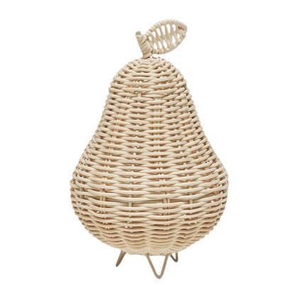 OYOY MINI Rotan Pear Nachtlampje Bruin