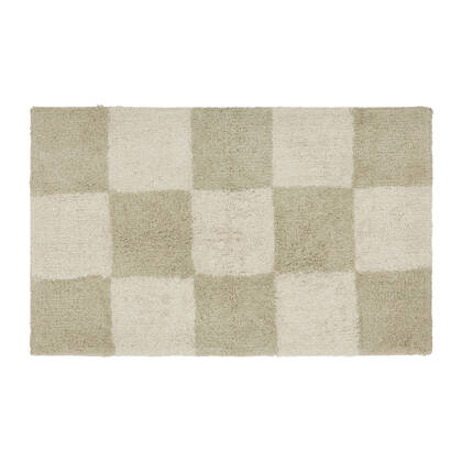 OYOY Living Chess Badmat 49 x 80 cm Beige, Bruin