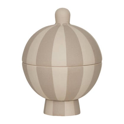 OYOY Living Toppu Voorraadpotje - Klei Beige, Crème, Bruin