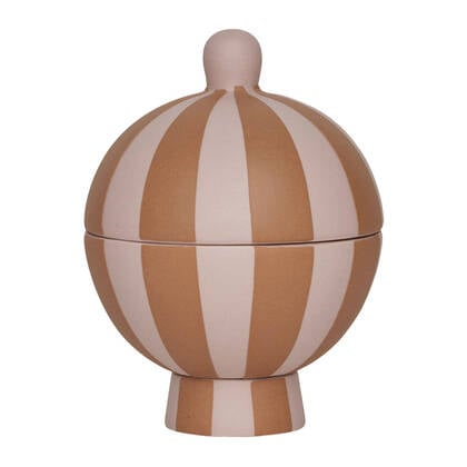 OYOY Living Toppu Voorraadpotje - Karamel / Roze Bruin, Roze