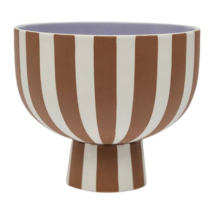OYOY Living Toppu Schaal Ø 15 cm - Karamel / Lavendel Bruin, Paars