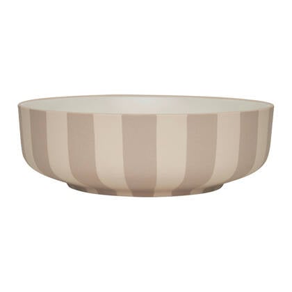 OYOY Living Toppu Kom Ø 20 cm - Klei Zwart, Wit