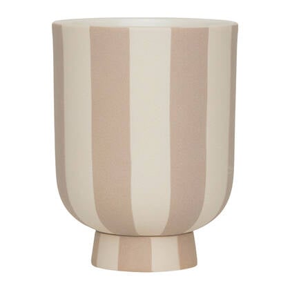 OYOY Living Toppu Vaas Ø 8 cm - Klei Beige