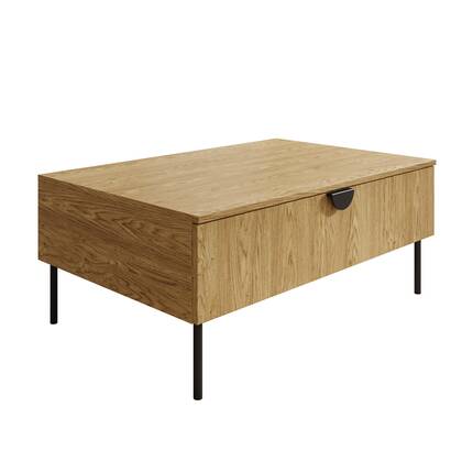 Meubella - Salontafel Monor - Eiken - 100 cm Bruin