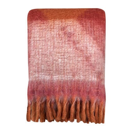 Malagoon Zapotec Plaid - Spicy Red Rood, Oranje