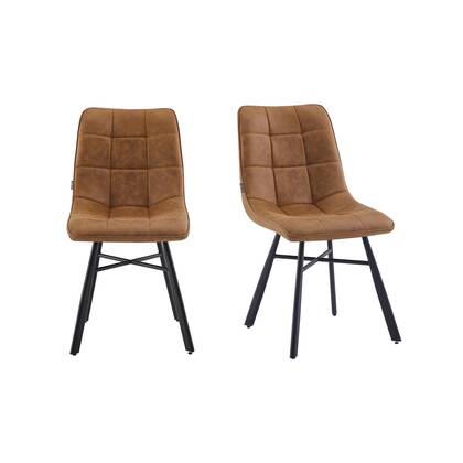 Furnihaus Eetkamerstoel Dexx - Cognac - Set van 2 Bruin