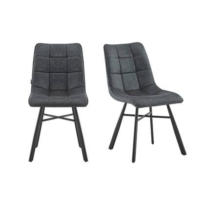 Furnihaus Eetkamerstoel Dexx - Antraciet - Set van 2 Grijs
