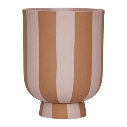 OYOY Living Toppu Vaas Ø 8 cm - Karamel / Roze Bruin, Roze