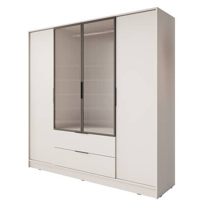 Meubella - Kledingkast Knox - Beige - 206 cm