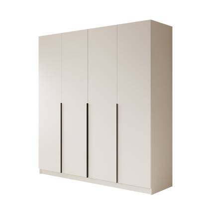Meubella - Kledingkast Sabre - Wit - 200 cm