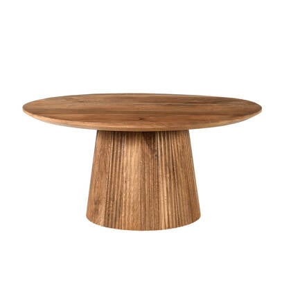 Livingfurn - Salontafel Salvator 80cm - Mangohout Bruin