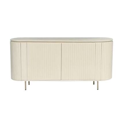 Livingfurn - Dressoir Patou - Ivoor - 170cm Wit
