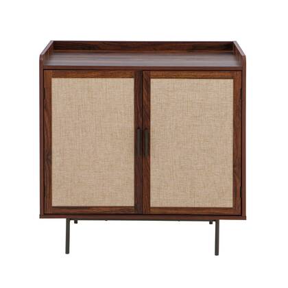 Calicosy - Dressoir met 2 deuren JETSON - B80 cm - Walnootlook Bruin