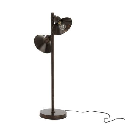Lamp | Metaal | Bruin | 34x21x (h)80 Cm afbeelding