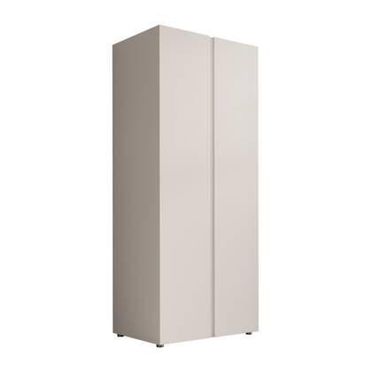 Meubella - Kledingkast Brussel - Wit - 74 cm