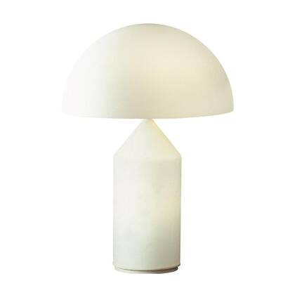 Oluce Atollo tafellamp H35 opaal glas afbeelding
