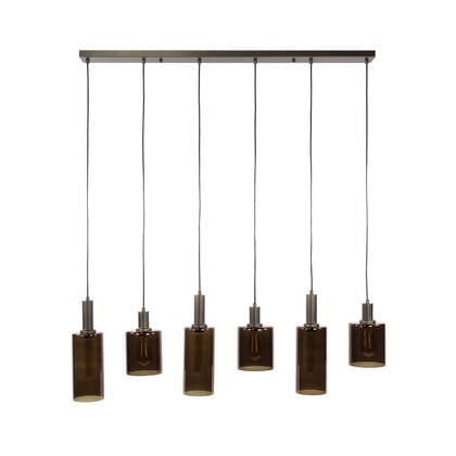 Giga Meubel - Hanglamp Bruin Glas - 118x14x150cm - Sepiora afbeelding
