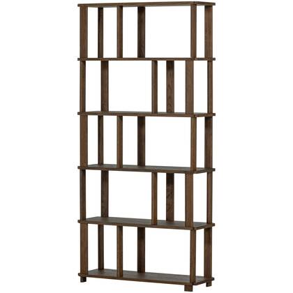 WOOOD Riss Boekenkast - Eikenhout - Naturel - 186x90x30