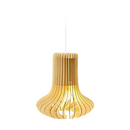 Bomerango Octopus L houten hanglamp large - met koordset wit - Ø 49 cm afbeelding