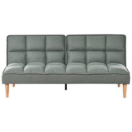 Beliani - SILJAN - Slaapbank 3-zits - Lichtgroen - Polyester