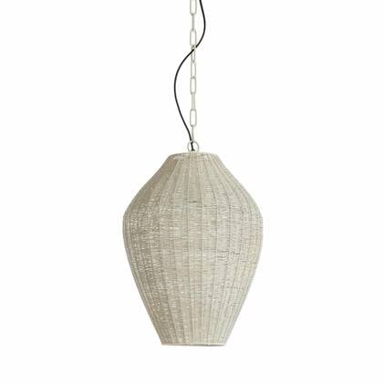 Light & Living Hanglamp Arriate - Wit - Ø33cm afbeelding