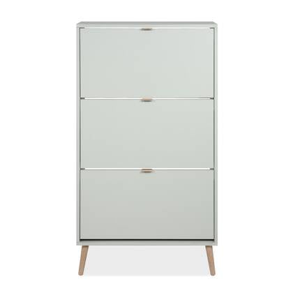 Calicosy - Schoenenkast VIGO - B70 cm - Salie | Sonoma-eik
