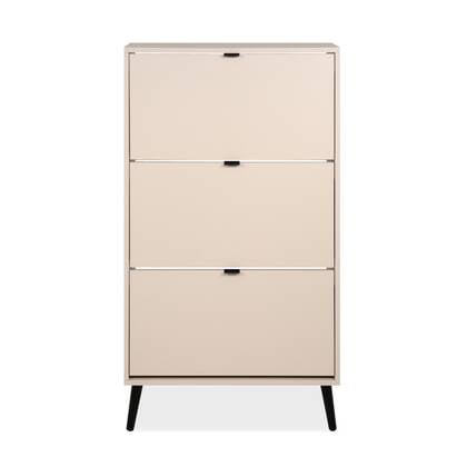 Calicosy - Schoenenkast VIGO - B70 cm - Cappuccino | zwart