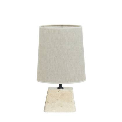 Light & Living Tafellamp Kardan|Breska - Zand|Wit - 25x21x49cm afbeelding