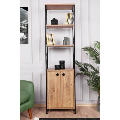 Giga Meubel - Boekenkast Pine Hout - 49x30x180cm - Tervel