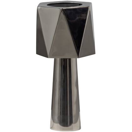 WOOOD Rea Tafellamp - Metaal - Chrome - 38x16x16 afbeelding