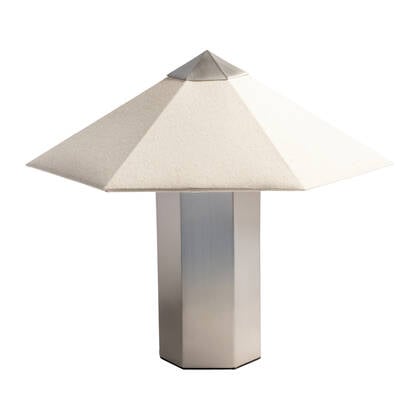 &k amsterdam Phira Tafellamp - Brushed Steel afbeelding