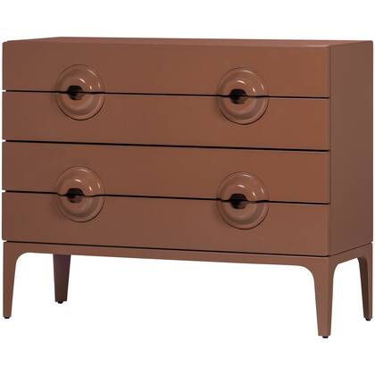 WOOOD Merge Ladekast|Commode - Hout - Oud Roze - 89x110x44