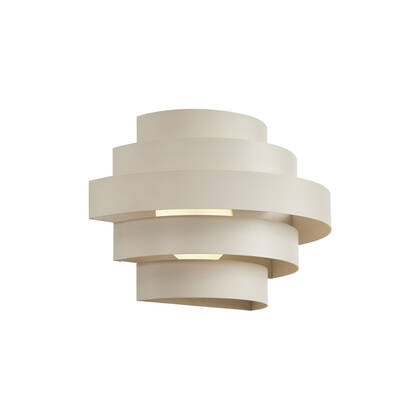 QAZQA Moderne wandlamp beige incl. LED 3-staps dimbaar - Lines afbeelding